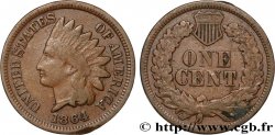 ÉTATS-UNIS D AMÉRIQUE 1 Cent tête d’indien, 2e type 1864 Philadelphie