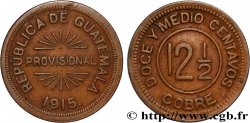 RÉPUBLIQUE DU GUATEMALA 12 1/2 Centavos 1915 Guatemala