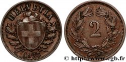 SUIZA 2 Centimes (Rappen) 1928 Berne