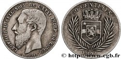 CONGO - ESTADO LIBRE DEL CONGO 50 Centimes Léopold II 1891 