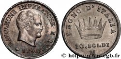 ITALY - KINGDOM OF ITALY - NAPOLEON I 10 soldi 1810 Milan