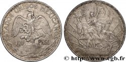 MEXIQUE 1 Peso Liberté à cheval  1910 Mexico