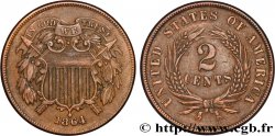 ÉTATS-UNIS D AMÉRIQUE 2 Cents - Union Shield 1864 Philadelphie