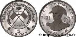 CHARJAH 5 Riyals Proof AH1389 Napoléon Bonaparte 1970 