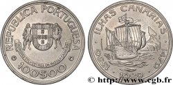 PORTUGAL 100 Escudos découverte des îles Canaries 1989 