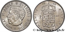 SUÈDE 2 Kronor Gustave V 1965  SUP 