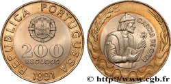 PORTUGAL 200 Escudos Garcia de Orta 1991 
