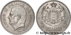 MONACO - PRINCIPAUTÉ DE MONACO - LOUIS II Essai de 5 Francs 1945 Paris FDC 