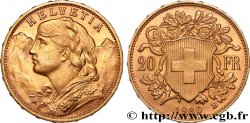 OR, PALLADIUM ET PLATINE INVESTISSEMENT 20 Francs &nbsp;Vreneli&nbsp; 1930 Berne