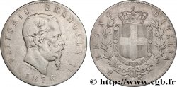 ITALY 5 Lire Victor Emmanuel II 1876 Rome