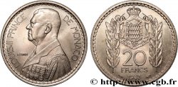 MONACO 20 Francs prince Louis II 1947 Paris