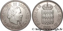 MONACO 10 Francs Charles III 1966 Paris