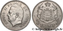 MONACO 5 Francs Louis II 1945 Paris