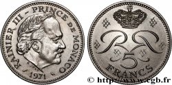 MONACO 5 Francs Rainier III 1971 Paris