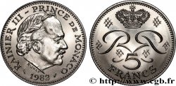 MONACO 5 Francs Rainier III 1982 Paris