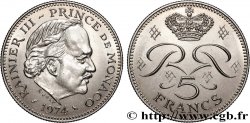 MONACO 5 Francs Rainier III 1974 Paris