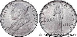 VATICAN AND PAPAL STATES 100 Lire Pie XII an XVII 1955 Rome