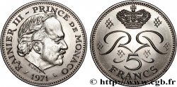 MONACO 5 Francs Rainier III 1971 Paris