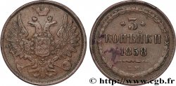 RUSSIA - ALEXANDRE II 3 Kopecks 1858 Varsovie