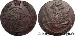 RUSSIA 5 Kopecks Catherine II 1775 Ekaterinbourg