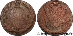 RUSSLAND - KATHARINA II 5 Kopecks  1773 Ekaterinbourg