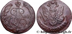 RUSSIA - CATHERINE II 5 Kopecks  1780 Ekaterinbourg