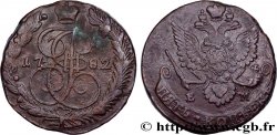 RUSSIE 5 Kopecks Catherine II 1782 Ekaterinbourg