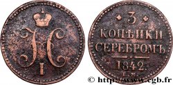 RUSSIE 3 Kopecks Nicolas Ier 1842 Ekaterinbourg