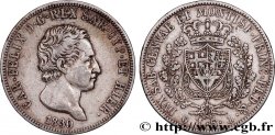 ITALIEN - KÖNIGREICH SARDINIEN 5 Lire Charles Félix 1830 Gênes