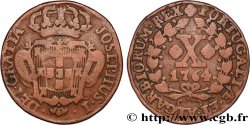 PORTUGAL - ROYAUME DU PORTUGAL - JOSEPH Ier 10 Réis  1764 