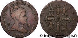 ESPAGNE 8 Maravedis Isabelle II 1837 Jubia