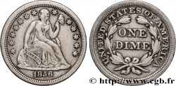 STATI UNITI D AMERICA 1 Dime (10 Cents) Liberté assise 1856 Philadelphie