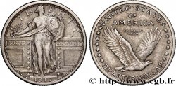 ÉTATS-UNIS D AMÉRIQUE 1/4 Dollar Liberty 1917 Philadelphie