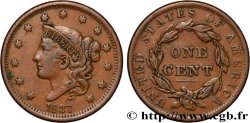 STATI UNITI D AMERICA 1 Cent Liberté “Matron Head” modifié 1837 