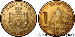 SERBIA 1 Dinar manteau d’armes de Serbie / immeuble de la banque centrale 2020 Belgrade