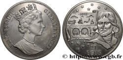 GIBRALTAR 21 Ecus Proof Elisabeth II / tunnel sous la Manche 1993  SPL 
