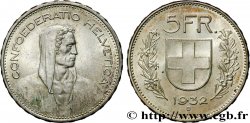 SUISSE 5 Francs Berger des Alpes 1932 Berne