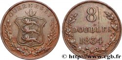 GUERNESEY 8 Doubles 1834 