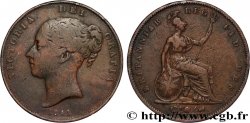 ROYAUME-UNI 1 Penny Victoria “tête jeune” 1841 