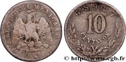 MEXIKO 10 Centavos 1869 Guanajuato