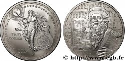 ARGENT D INVESTISSEMENT 1 Oz - 2 Dollars Jean Gutenberg 2024 