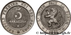 BELGIQUE 5 Centimes lion 1861 