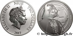 ARGENT D INVESTISSEMENT 1 Oz - 2 Dollars Dark Vador 2017 