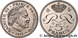 MONACO 5 Francs Rainier III 1971 Paris