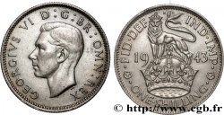 ROYAUME-UNI 1 Shilling Georges VI “England reverse” 1943 
