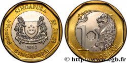 SINGAPORE 1 Dollar 2013 Winnipeg MS 