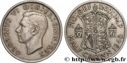 REINO UNIDO 1/2 Crown Georges VI 1948  MBC 