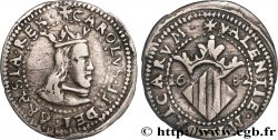 SPAIN - KINGDOM OF SPAIN - CARLOS II Dieciocheno ou croat 1682 Valence