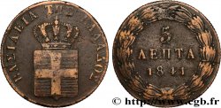 GRECIA 5 Lepta 1841 