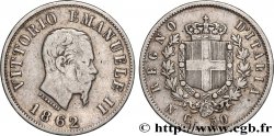 ITALY 50 Centesimi Victor Emmanuel II
 1862 Naples